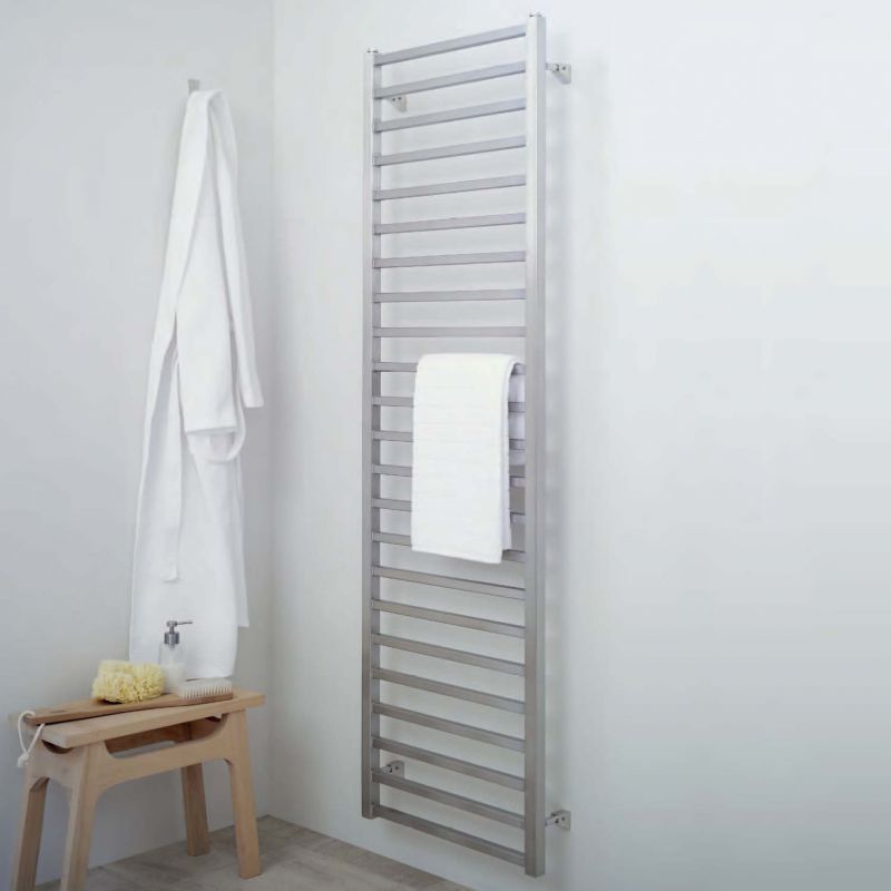 Aeon Karnak Brushed & Polished Stainless Steel Towel Rails