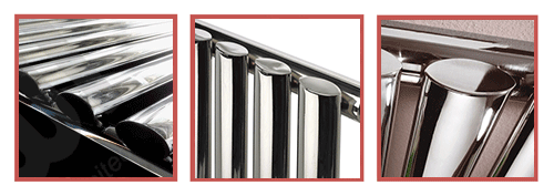 Close ups of our Brecon chrome radiator